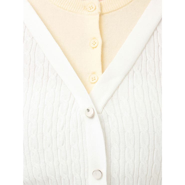 バイカラーフェイクレイヤードニット | MERCURYDUO | 詳細画像40 