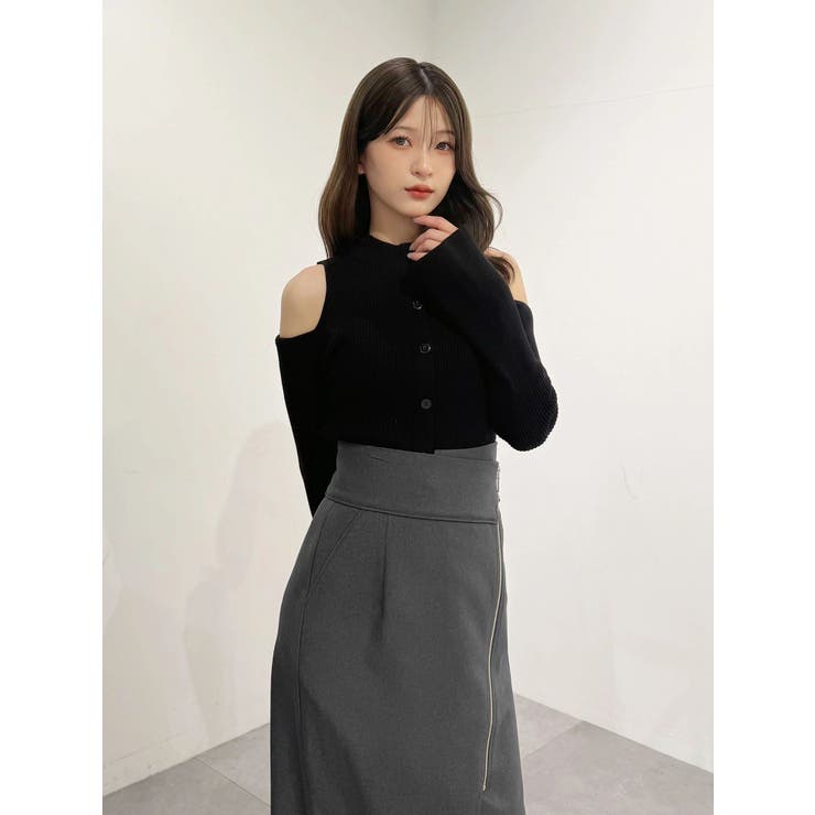 ケーブルパネルハイネックニット | MERCURYDUO | 詳細画像12 