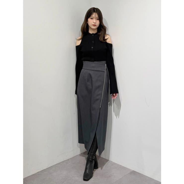 ケーブルパネルハイネックニット | MERCURYDUO | 詳細画像13 