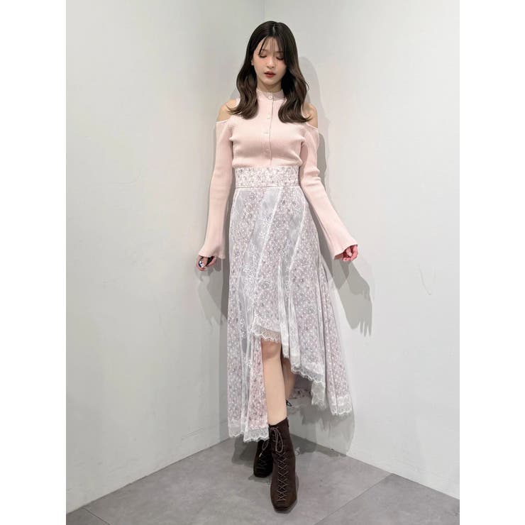 ケーブルパネルハイネックニット | MERCURYDUO | 詳細画像17 