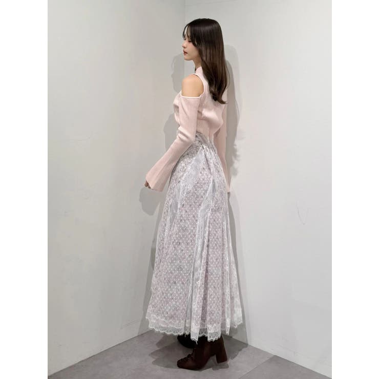 ケーブルパネルハイネックニット | MERCURYDUO | 詳細画像18 