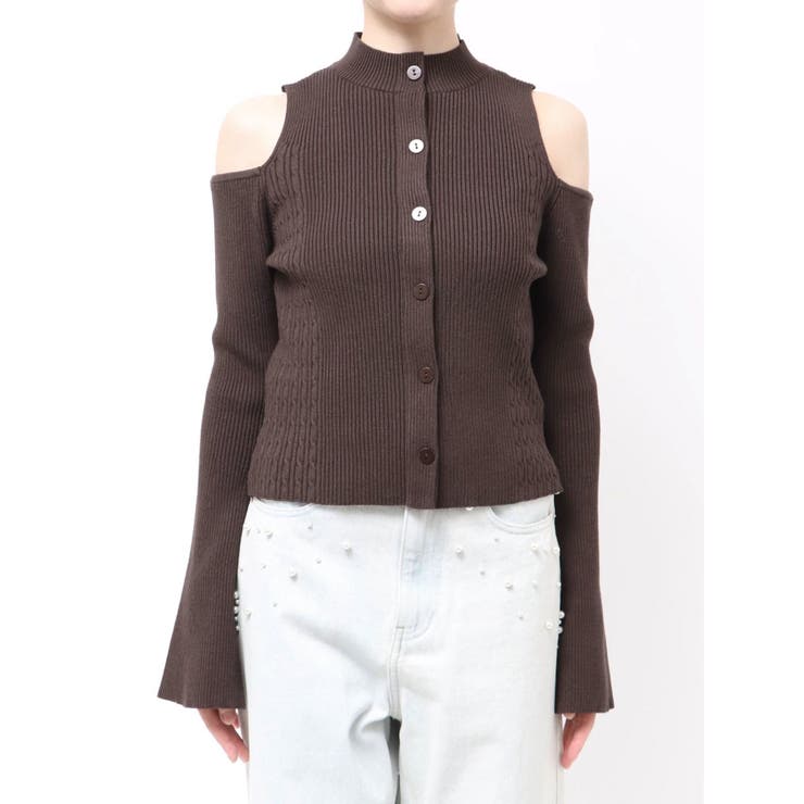 ケーブルパネルハイネックニット | MERCURYDUO | 詳細画像25 