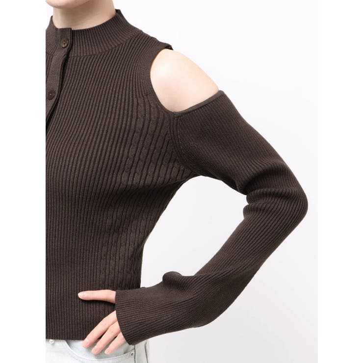 ケーブルパネルハイネックニット | MERCURYDUO | 詳細画像29 