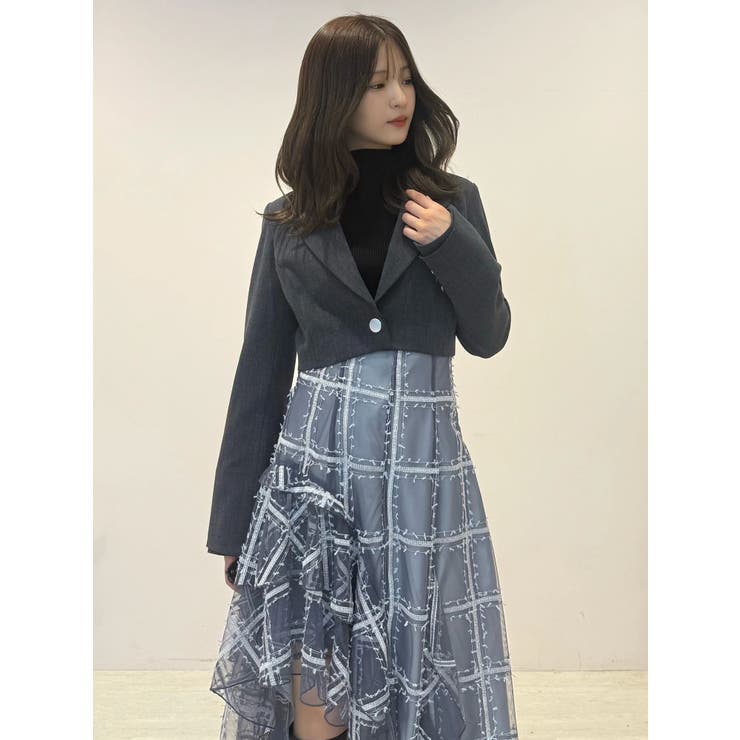 ケーブルパネルハイネックニット | MERCURYDUO | 詳細画像9 