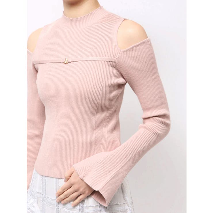 ショルダースリットナローストラップニット | MERCURYDUO | 詳細画像25 