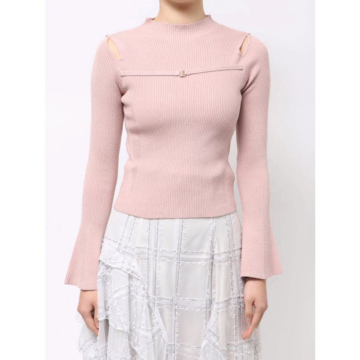 ショルダースリットナローストラップニット | MERCURYDUO | 詳細画像28 