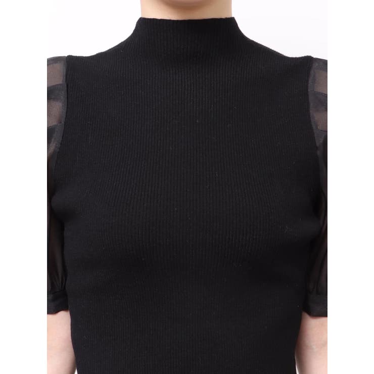 異素材リボンスリーブニット | MERCURYDUO | 詳細画像15 