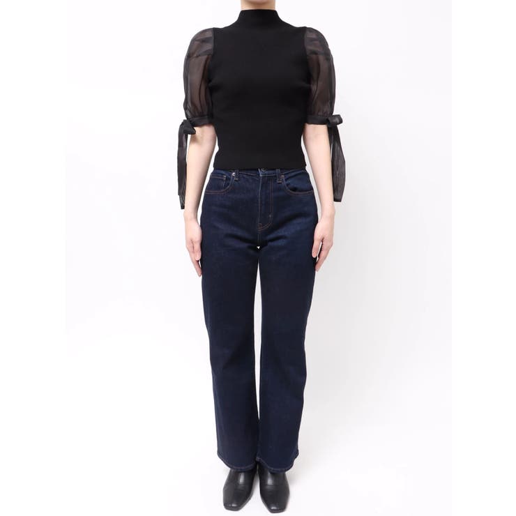 異素材リボンスリーブニット | MERCURYDUO | 詳細画像19 