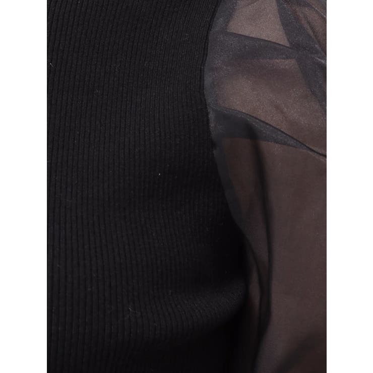 異素材リボンスリーブニット | MERCURYDUO | 詳細画像21 