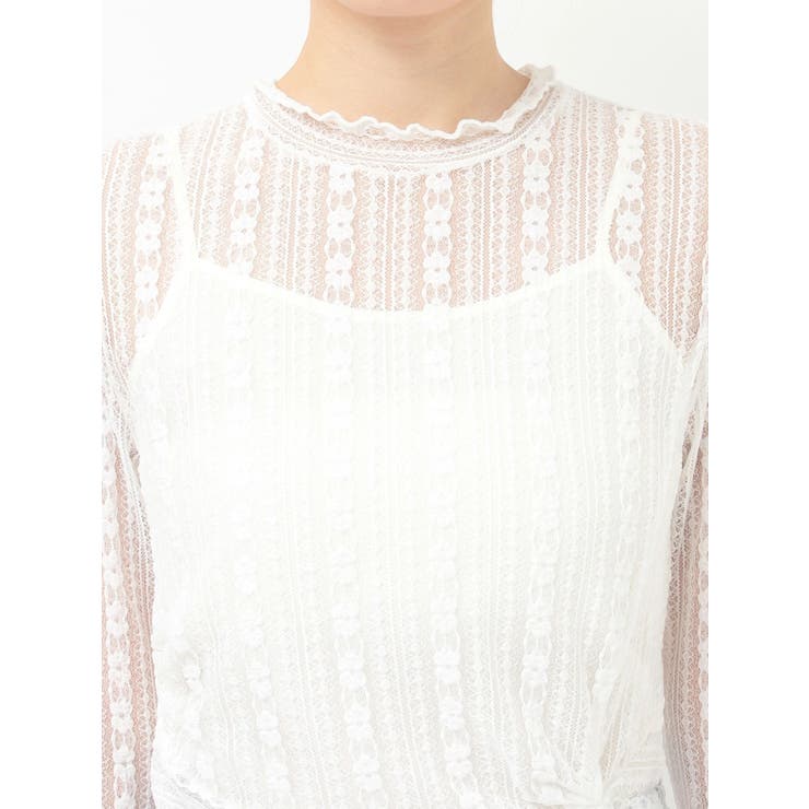 カットレースアシメトップス | MERCURYDUO | 詳細画像23 