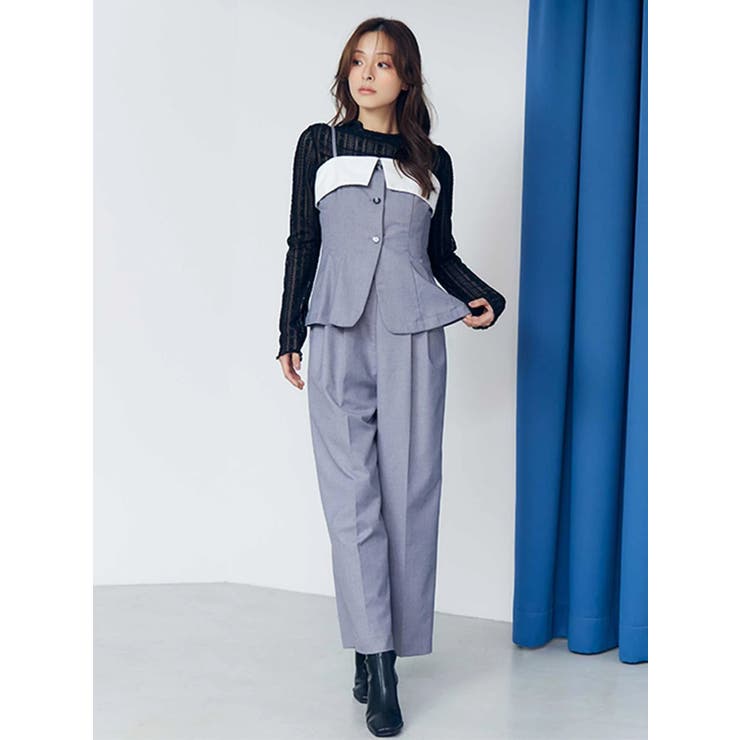 カットレースアシメトップス | MERCURYDUO | 詳細画像5 