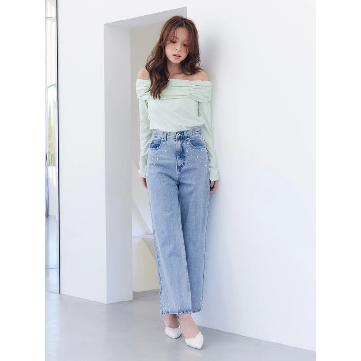 【FILA別注】裏毛オフショルトップス | MERCURYDUO | 詳細画像3 