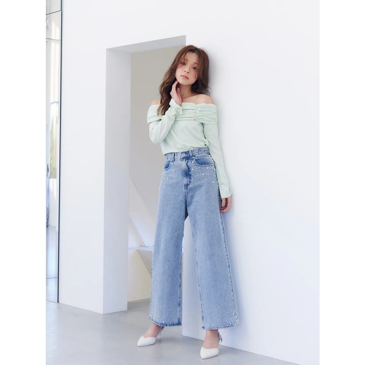 【FILA別注】裏毛オフショルトップス | MERCURYDUO | 詳細画像4 