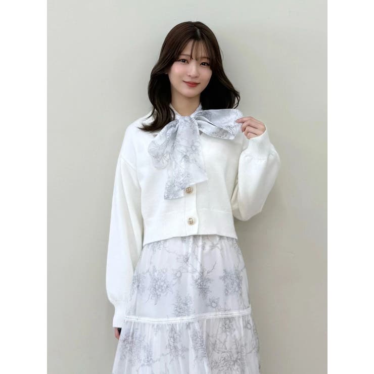 金ボタンボリュームスリーブカーデ | MERCURYDUO | 詳細画像13 