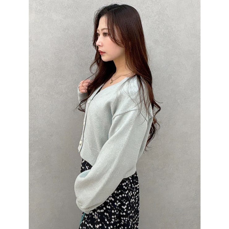 金ボタンボリュームスリーブカーデ | MERCURYDUO | 詳細画像15 