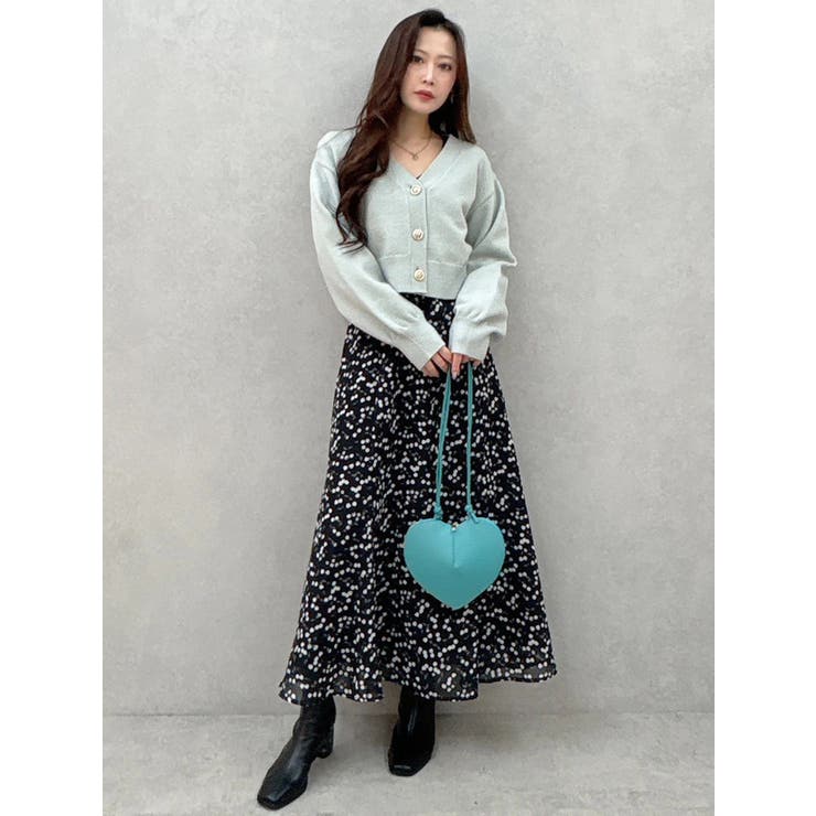 金ボタンボリュームスリーブカーデ | MERCURYDUO | 詳細画像17 