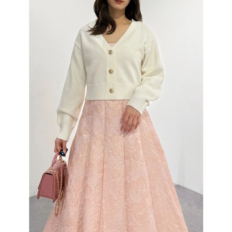 金ボタンボリュームスリーブカーデ | MERCURYDUO | 詳細画像20 