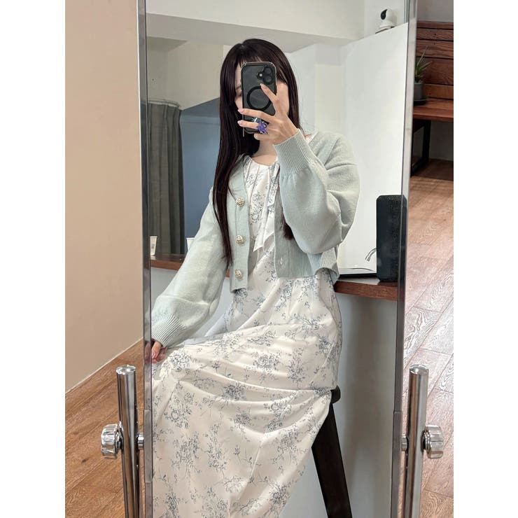 金ボタンボリュームスリーブカーデ | MERCURYDUO | 詳細画像25 