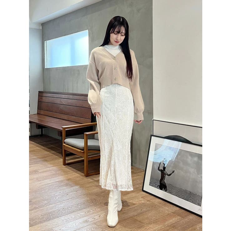 金ボタンボリュームスリーブカーデ | MERCURYDUO | 詳細画像31 