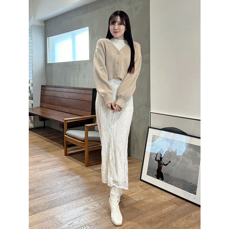 金ボタンボリュームスリーブカーデ | MERCURYDUO | 詳細画像32 