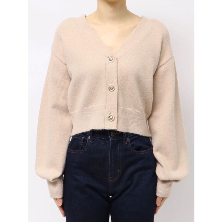 金ボタンボリュームスリーブカーデ | MERCURYDUO | 詳細画像34 