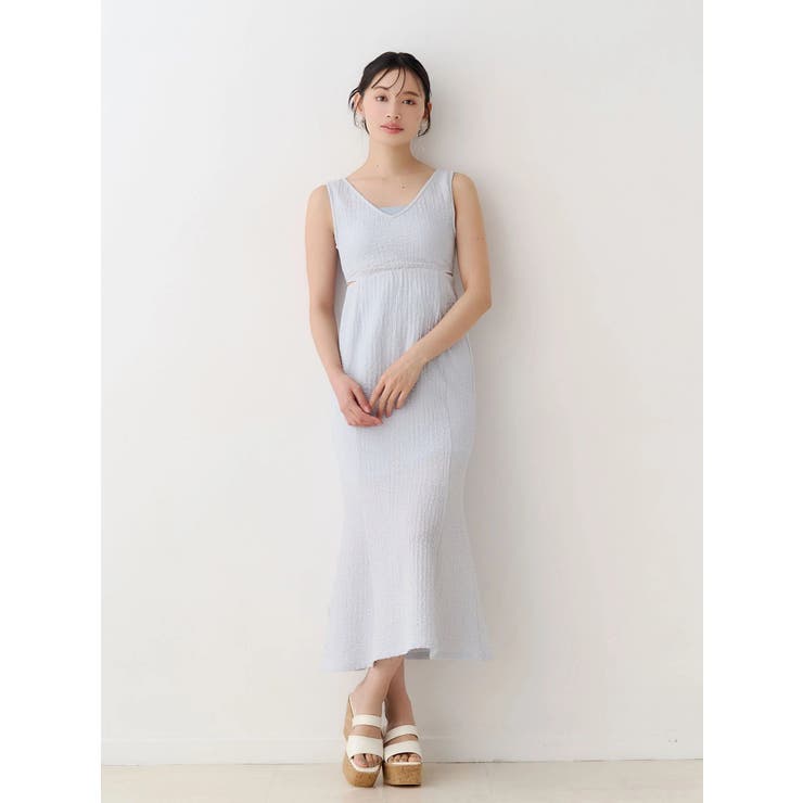 【MERCURYDUO×AMPHI】カップ付きサイドカットアウトマーメイドワンピ… | MERCURYDUO | 詳細画像30 