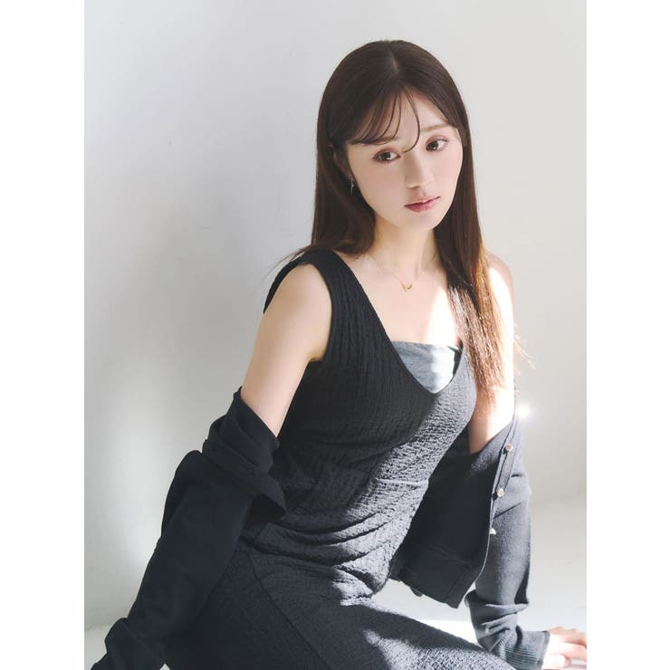 【MERCURYDUO×AMPHI】カップ付きサイドカットアウトマーメイドワンピ… | MERCURYDUO | 詳細画像9 