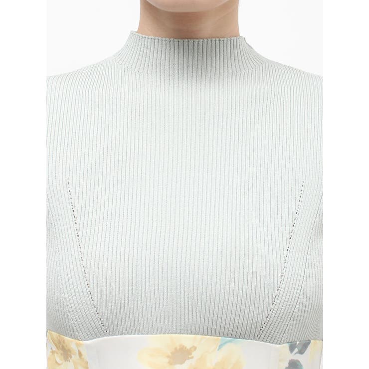 花柄ドッキングハーフスリーブワンピース | MERCURYDUO | 詳細画像28 