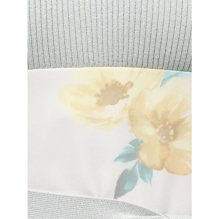 花柄ドッキングハーフスリーブワンピース | MERCURYDUO | 詳細画像33 