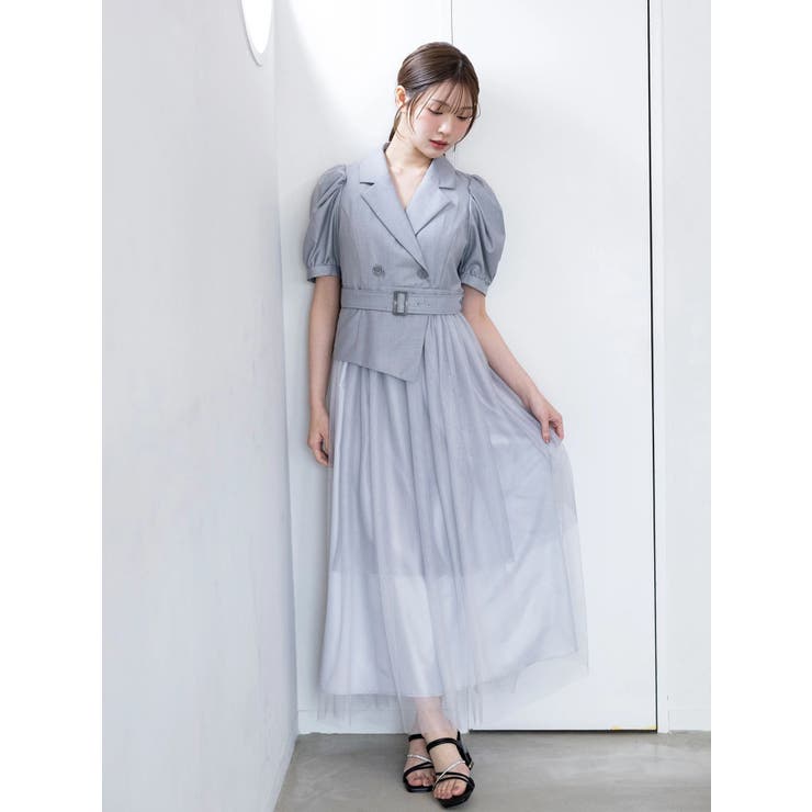 ジャケットドッキングワンピース | MERCURYDUO | 詳細画像1 