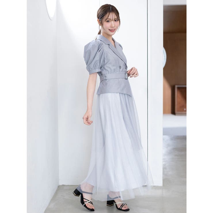 ジャケットドッキングワンピース | MERCURYDUO | 詳細画像3 