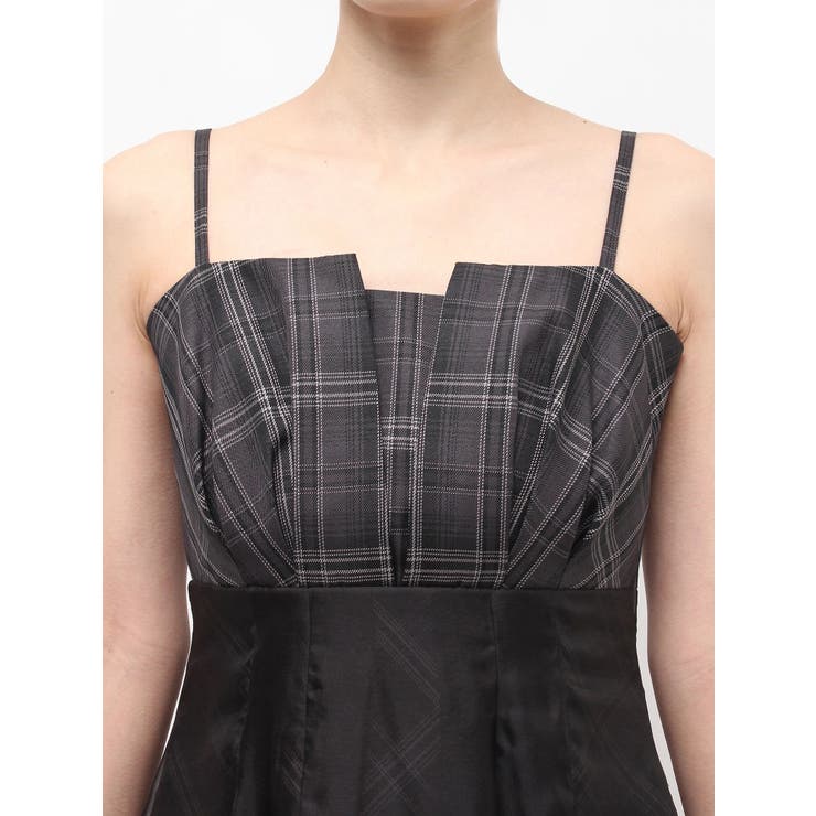 チェックシアーレイヤードキャミワンピース | MERCURYDUO | 詳細画像11 