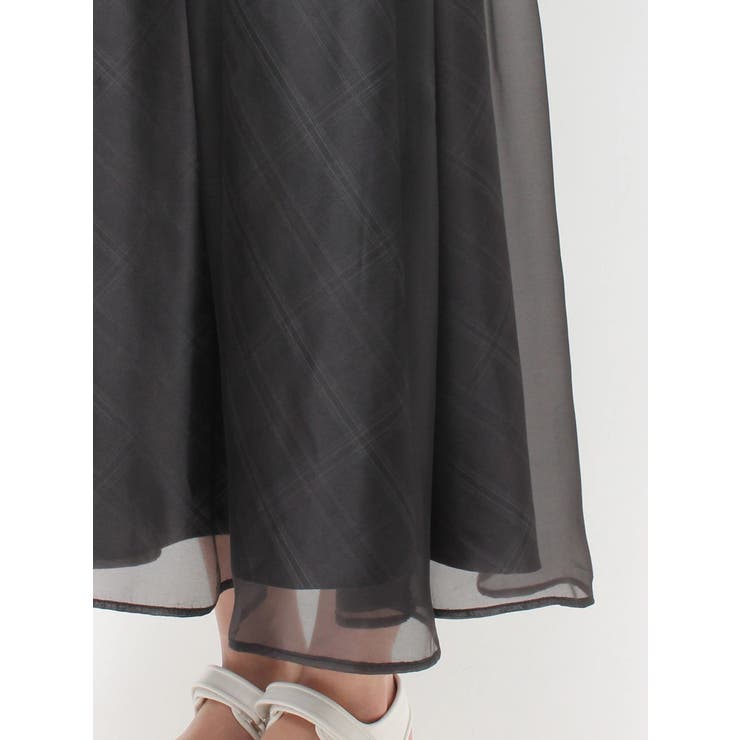 チェックシアーレイヤードキャミワンピース | MERCURYDUO | 詳細画像13 