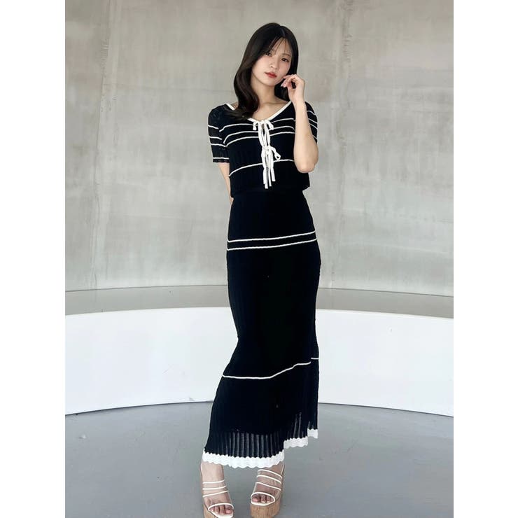 クロシェ風ニットセットアップ | MERCURYDUO | 詳細画像10 