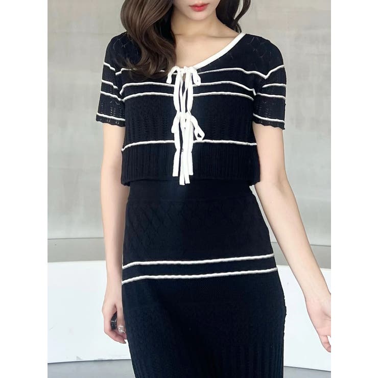 クロシェ風ニットセットアップ | MERCURYDUO | 詳細画像14 