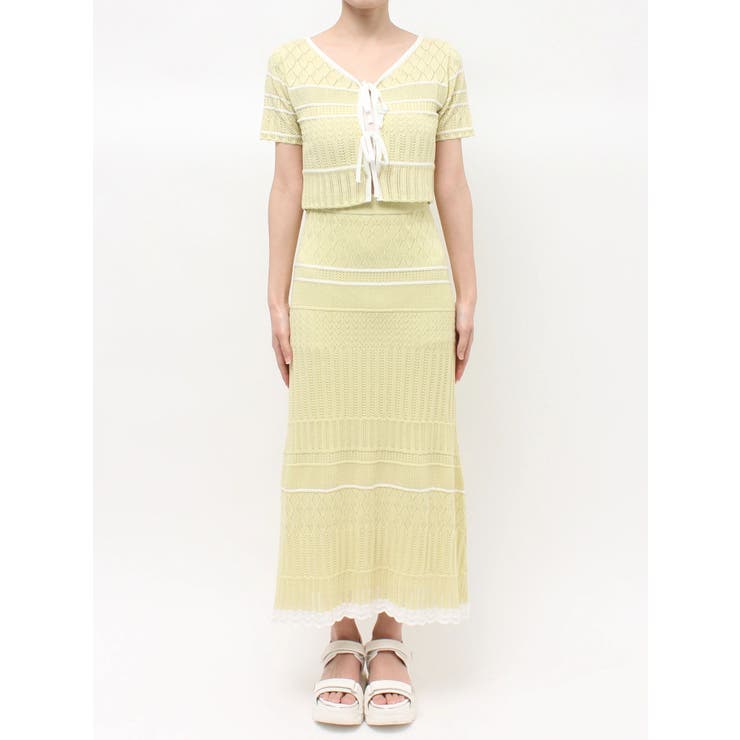 クロシェ風ニットセットアップ | MERCURYDUO | 詳細画像16 