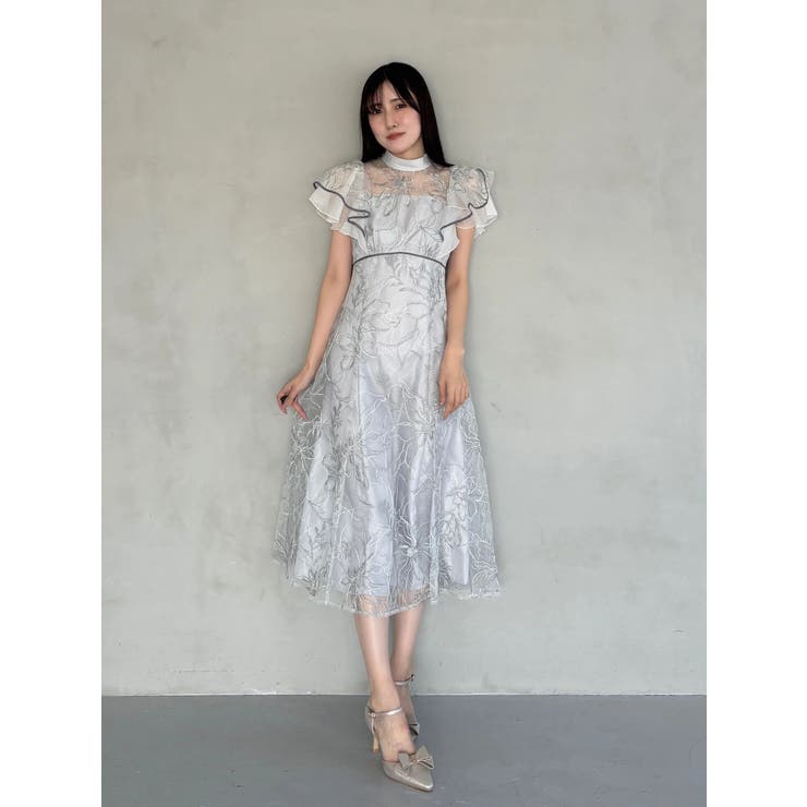 エンブロイダリーラッフルワンピース | MERCURYDUO | 詳細画像10 