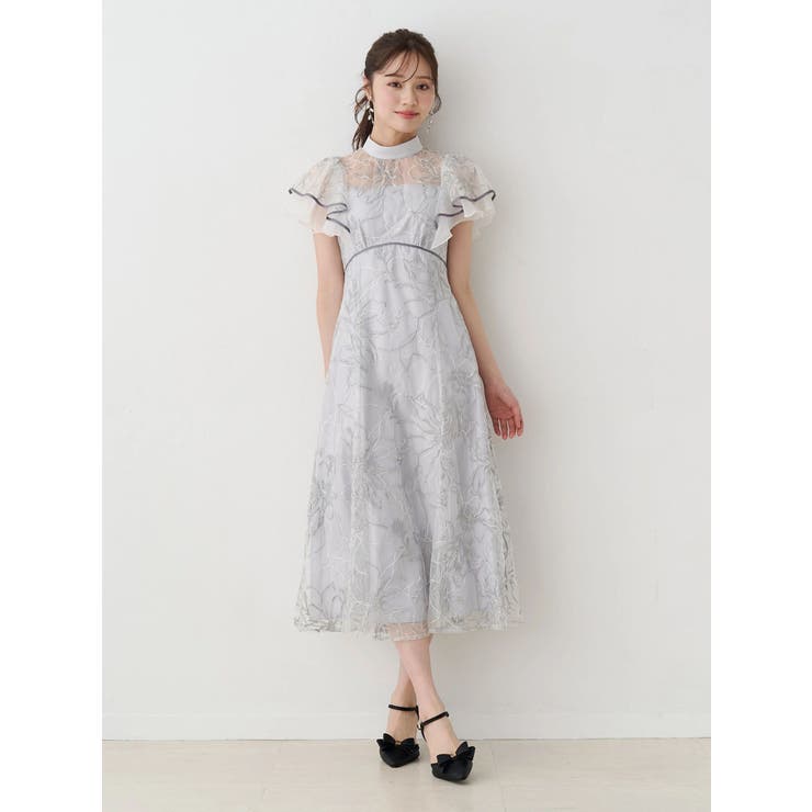 エンブロイダリーラッフルワンピース | MERCURYDUO | 詳細画像3 