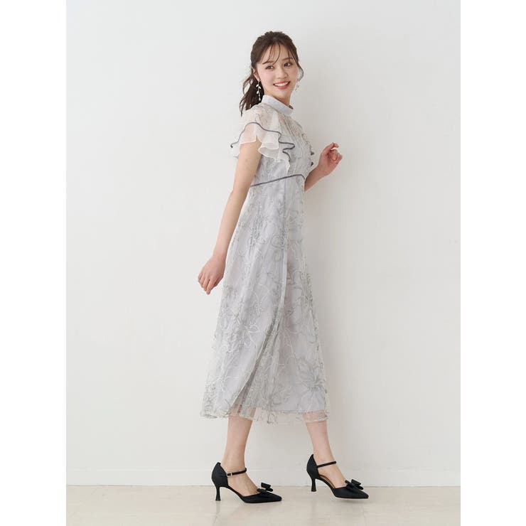 エンブロイダリーラッフルワンピース | MERCURYDUO | 詳細画像4 