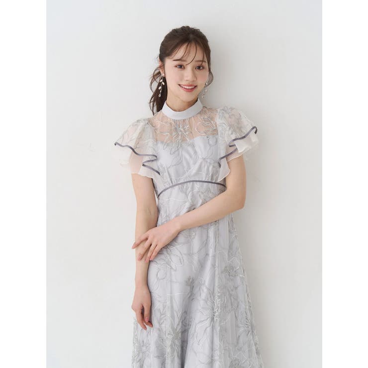 エンブロイダリーラッフルワンピース | MERCURYDUO | 詳細画像6 