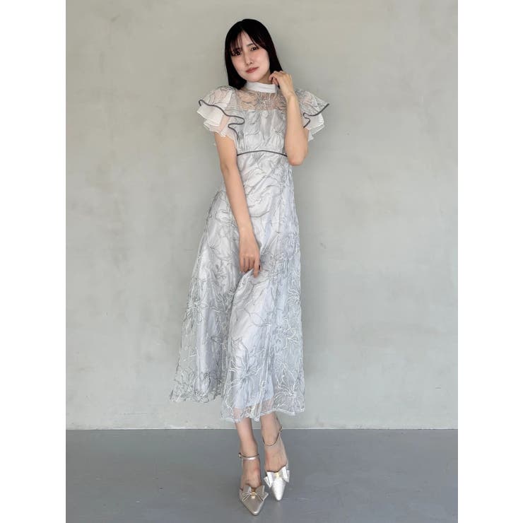 エンブロイダリーラッフルワンピース | MERCURYDUO | 詳細画像8 