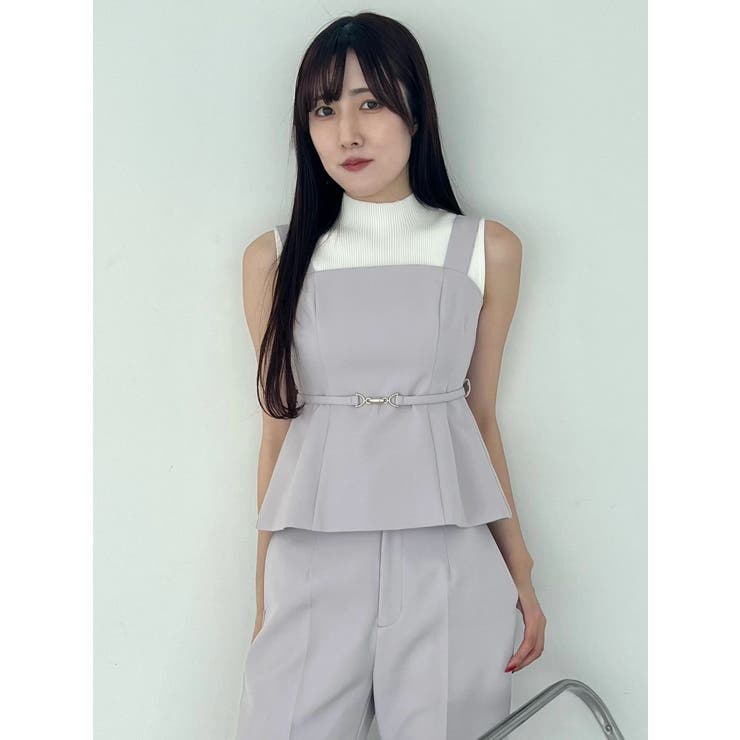 ペプラムビスチェパンツセットアップ | MERCURYDUO | 詳細画像11 