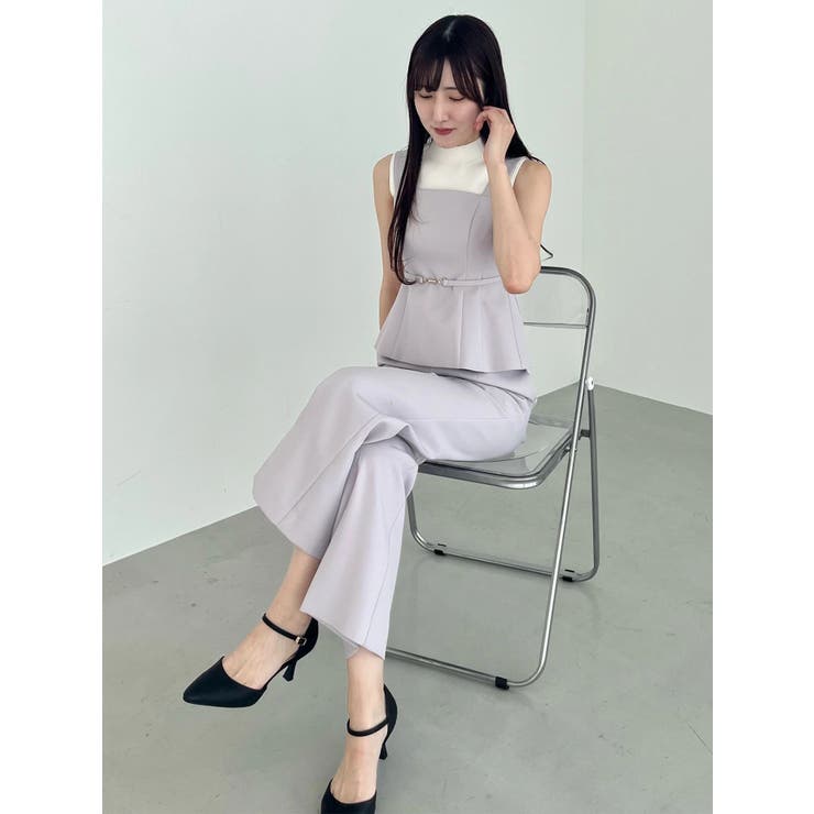 ペプラムビスチェパンツセットアップ | MERCURYDUO | 詳細画像7 