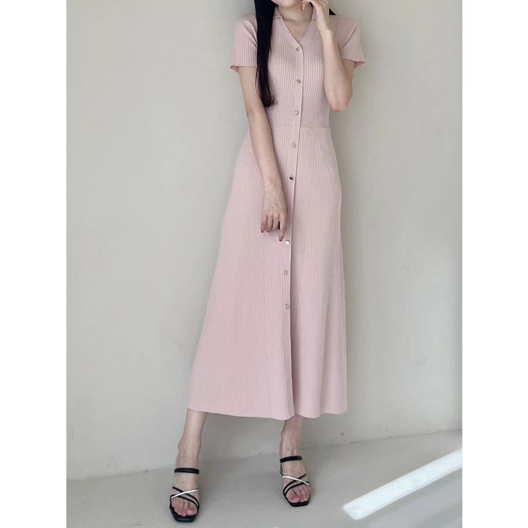 ワイドリブスキッパーニットワンピース | MERCURYDUO | 詳細画像15 