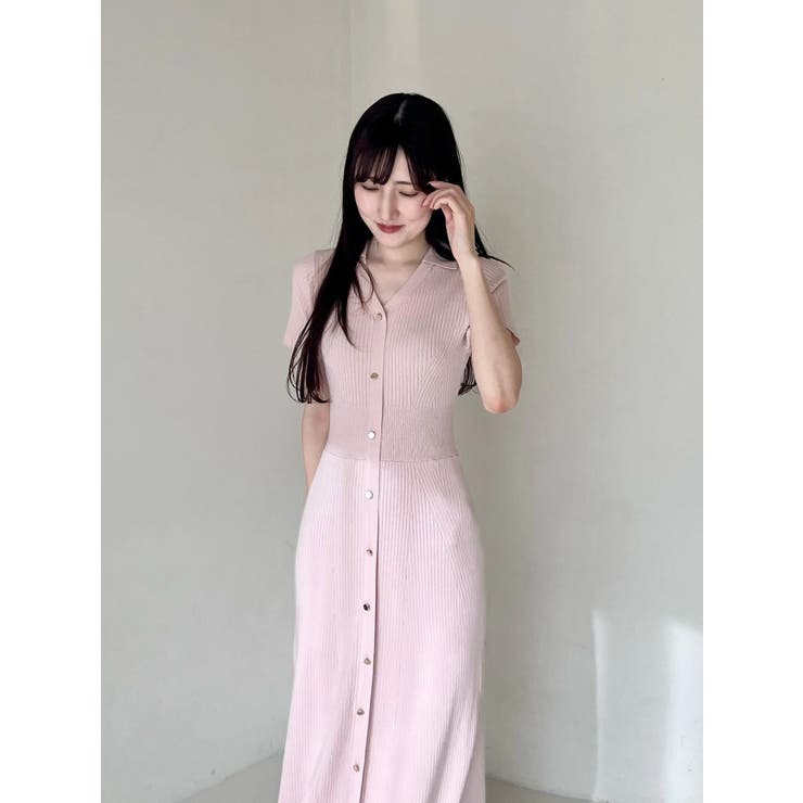 ワイドリブスキッパーニットワンピース | MERCURYDUO | 詳細画像18 