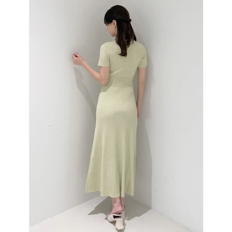 ワイドリブスキッパーニットワンピース | MERCURYDUO | 詳細画像8 