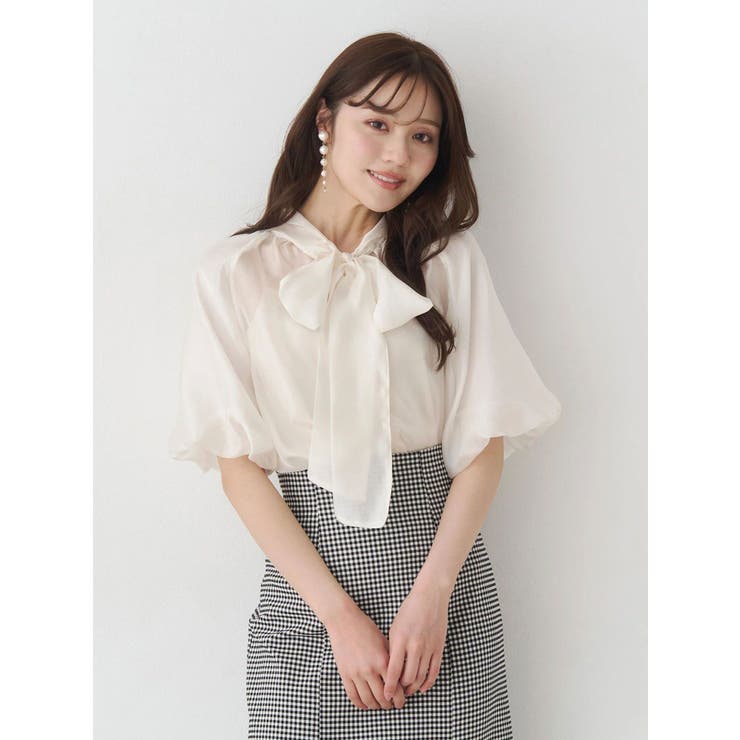 ダーリッチ完売品 2wayリボンフリルブラウス（シュシュ付き） Darich 
