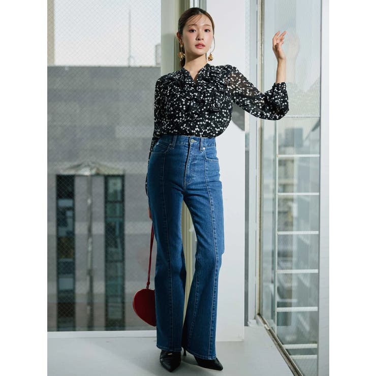 ストレッチブーツカットデニムパンツ | MERCURYDUO | 詳細画像3 