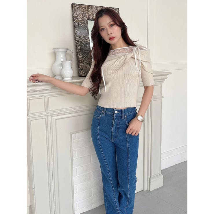 ストレッチブーツカットデニムパンツ | MERCURYDUO | 詳細画像33 