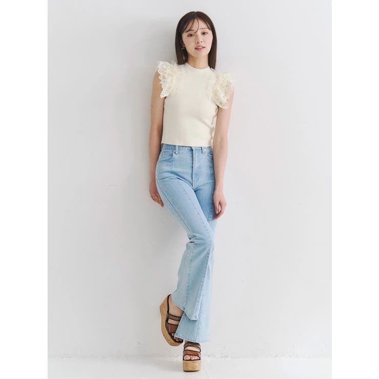 ストレッチブーツカットデニムパンツ | MERCURYDUO | 詳細画像5 